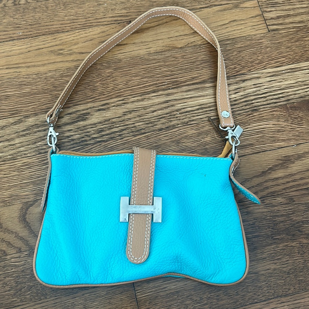 Vera Pelle Italian leather purse.
